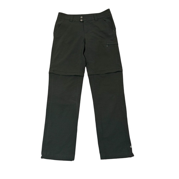 Columbia Omni Shade Convertible Cargo Pants Zip Off Outdoor UPF Dark Gray Size 2 - Picture 1 of 12